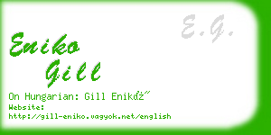 eniko gill business card